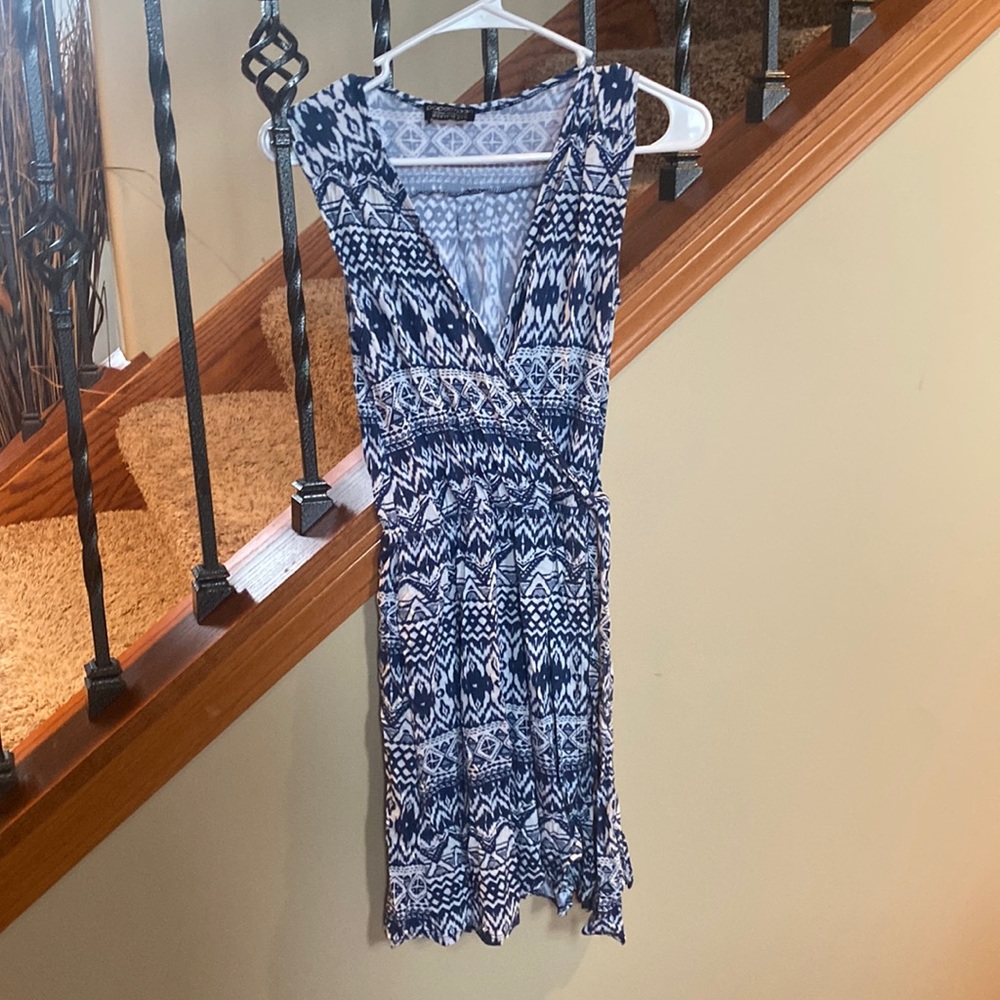 Faux wrap dress XS